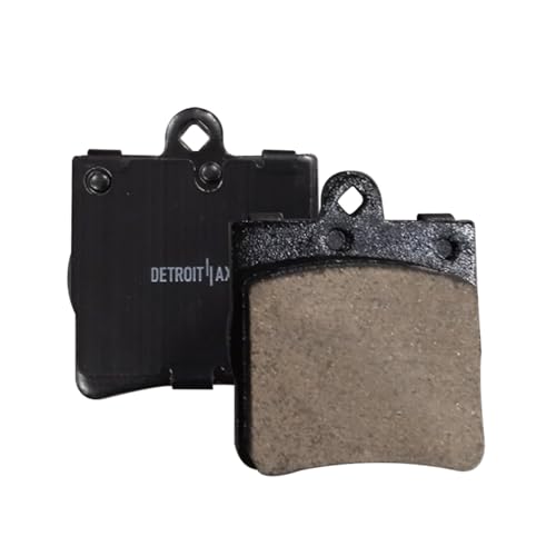 Image of Detroit Axle - Rear Brake Pads for 2004-2008 Chrysler Crossfire, 1999-2005 Mercedes-Benz C230, 2001-2005 C240, 1996-2000 C280, 1996-1997 E300, 1998-2004 SLK230, 2006-2008 SLK280, 2009-2011 SLK300