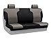 Coverking Custom Fit Rear Solid Bench Seat Cover for Select Chevrolet Silverado 1500 HD Models - Neosupreme (Charcoal with Black Sides)