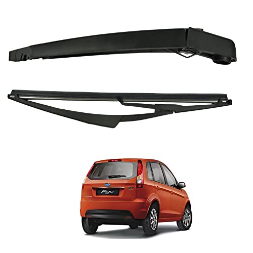 Kylo Rear Windshield Wiper Arm and Blade set Kit | Dicky/Diggi Arm and Blade Set | Back Wiper Kit - Replacement for Figo (Frameless Type)