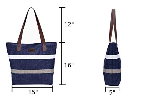 Bolso tote de hombro para mujer, bolso de mano con asa superior, tipo cartera o satchel, ideal para trabajo, universidad, viajes, negocios y uso casual miniatura 5