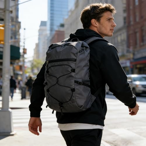 Mochila ligera portátil 20L para senderismo unisex miniatura 1