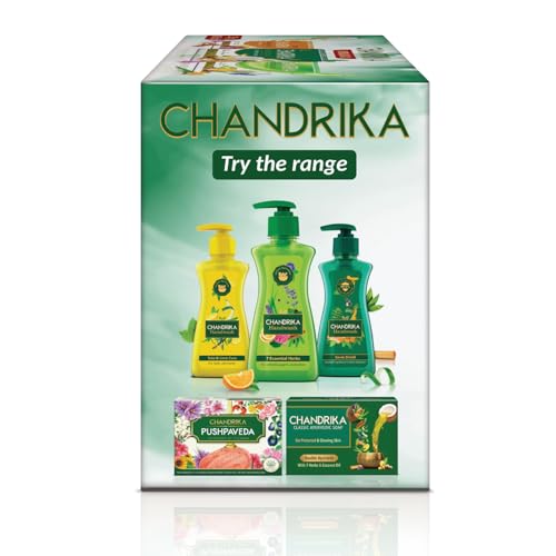 Image of Chandrika Soap Assorted Ayurveda Care Pack | For All Skin Types