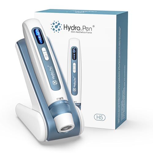 Image of Dr Choudhary Hydrapen H5 Professional Microneedling Pen, Derma Auto Pen, Blue, Skin Care Tool Kit for Face and Body | For Face Enhancer | portable Design | Easy To Use