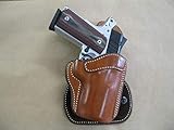 Colt Defender 3' 1911 OWB Azula All Leather Molded Paddle Holster CCW TAN RH