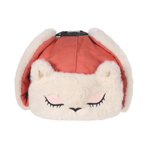 Kids Winter Trapper Hat Faux Fur Earflaps Hat Cute Animal Ear Ski Cap Warm Russian Tropper Hat for Boys Girls2