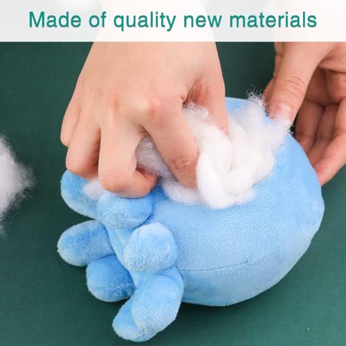 Image of LOKUNN High Resilience Pillow Fill, 500g Polyester Fiber, Stuffing for Pillows, Stuffed Animals, DIY Crafts