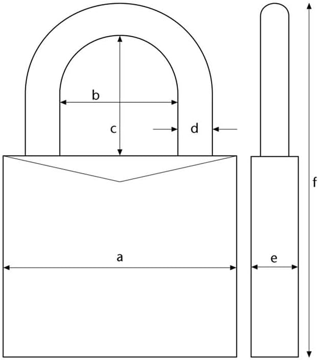 ABUS 54TI/50 50mm Titalium Padlock Carded