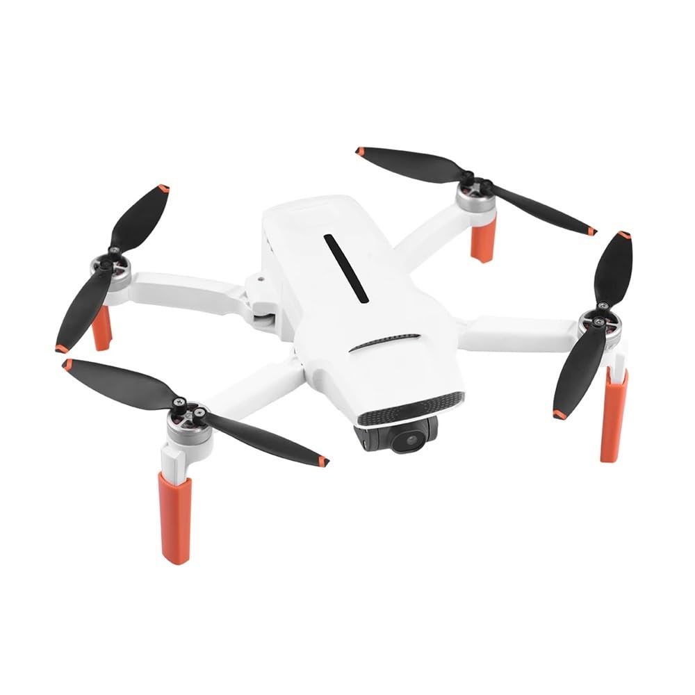 Tren de Aterrizaje for Dron FI-MI X8 Mini V2, Aumento de 2CM, Extensor de Altura, Protector de pie de Pierna Larga, Soporte, Accesorio Protector de cardán(Orange Set B)