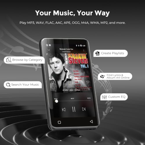 Image of innioasis G1 80GB MP3 Player with Bluetooth and WiFi, Spotify Music Player