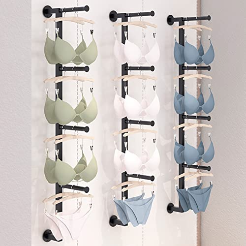 Porte-serviettes suspendu et portant mural pour boutique de mode