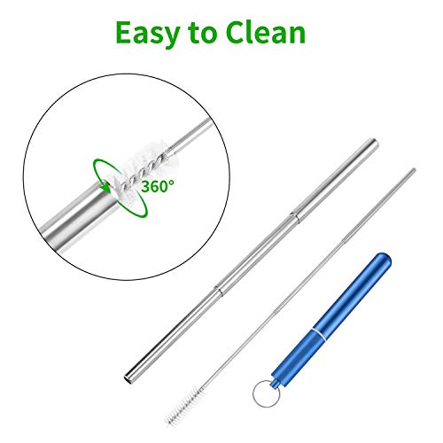 Sweethos Cannucce Telescopiche Riutilizzabili in