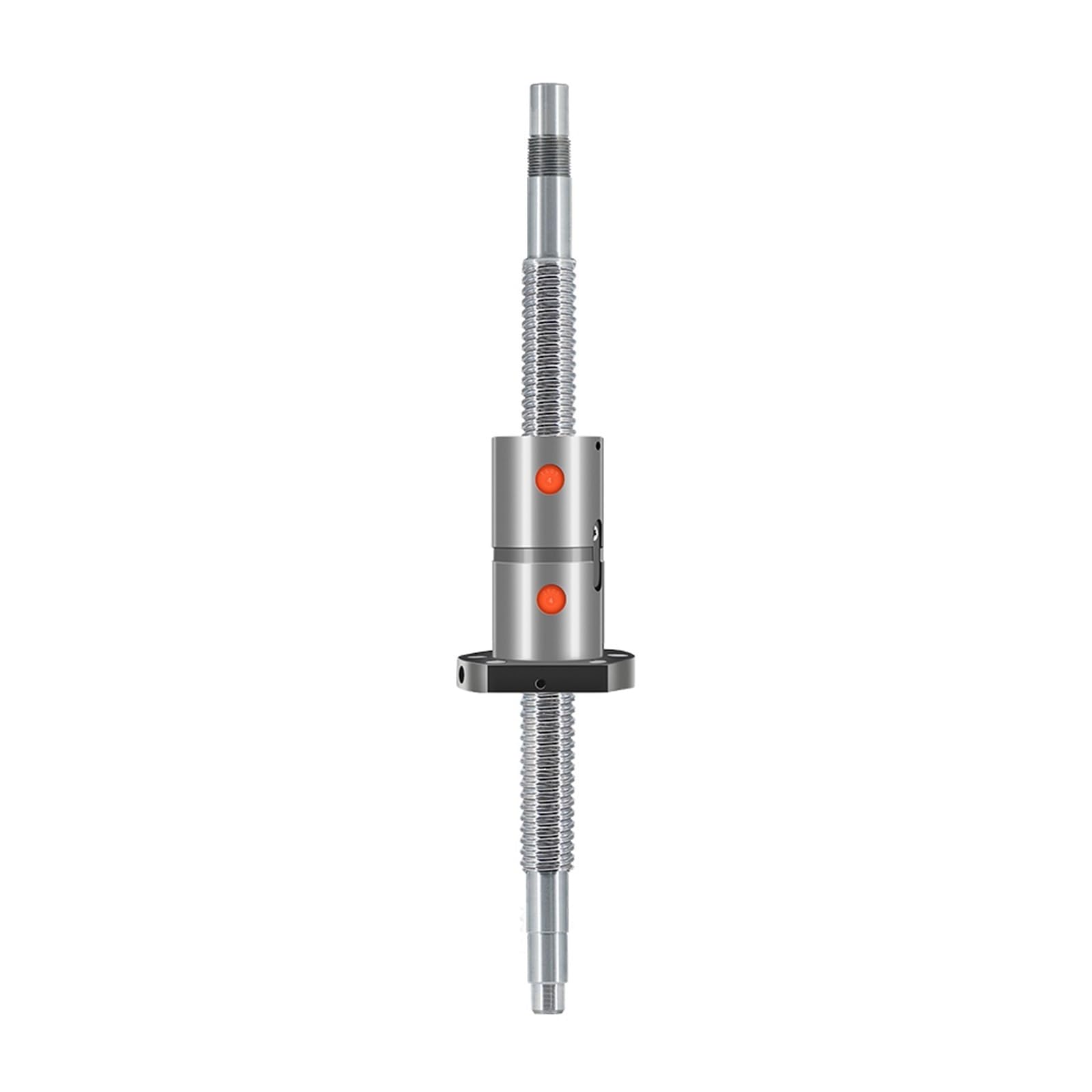 Vis à billes DFU2505 robuste en acier rectifié de 700mm avec écrou double