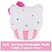 GUND Sanrio Official Hello Kitty Cupcake Plush, Stuffed Animal for Ages 1 and Up, Pink/White, 8”