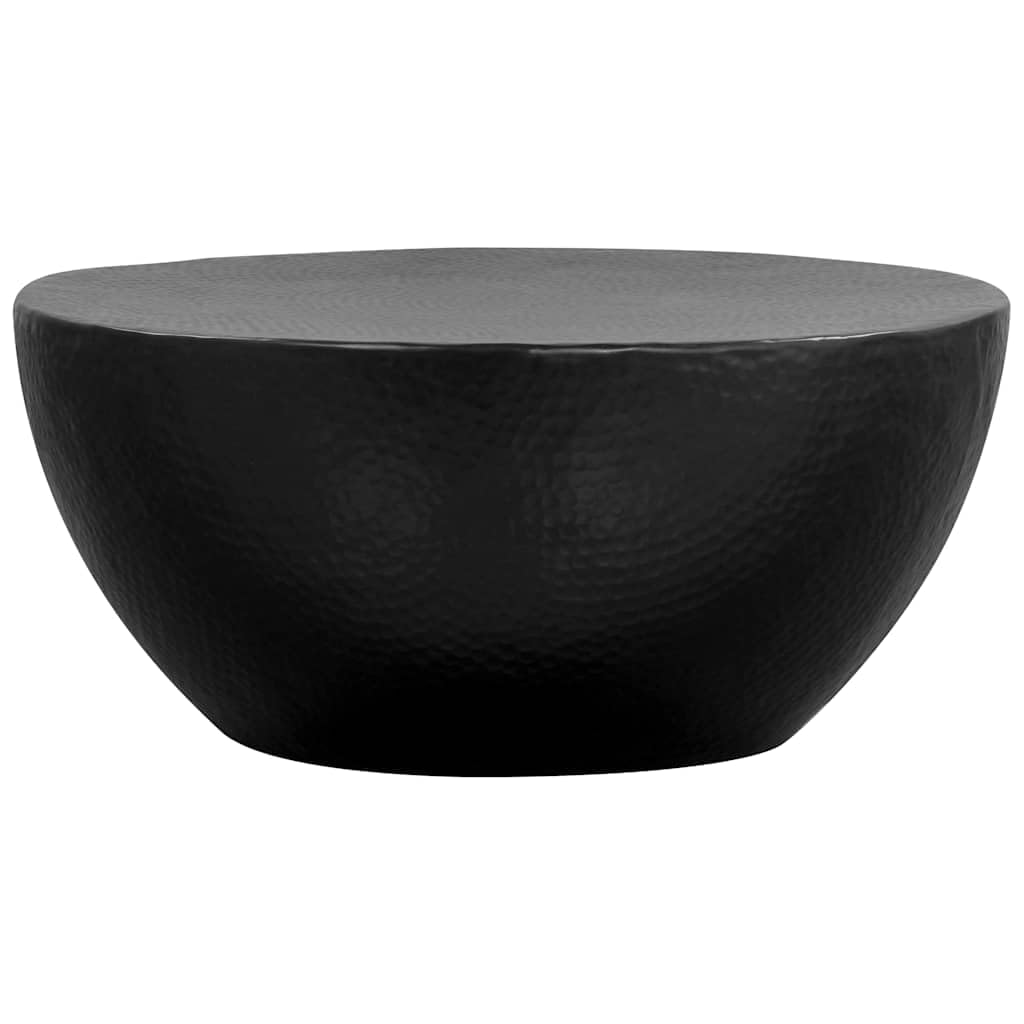 Mesa de centro, mesa auxiliar de aluminio martillado, 70 x 30 cm