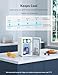 AstroAI Mini Fridge 2.0 Gen, 6 Liter/8 Cans Makeup Skincare Fridge 110V AC/ 12V DC Portable Thermoelectric Cooler and Warmer Little Tiny Fridge for Bedroom, Cosmetics (Beige)
