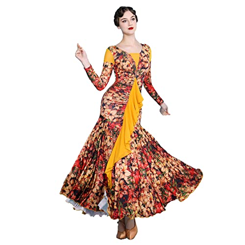 Robe de danse moderne col en V pour exprimer votre créativité au studio et sur scène
