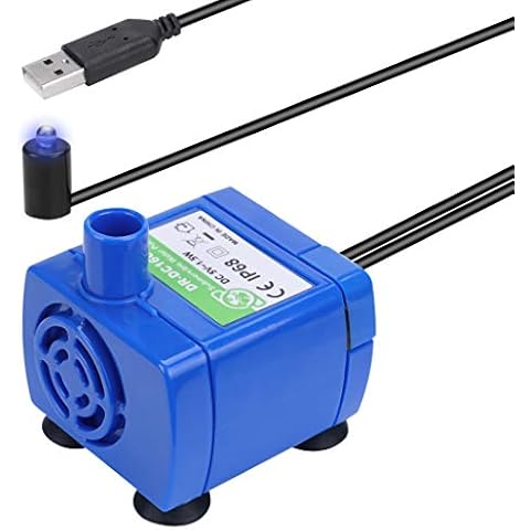 Wonder Creature Cat Water Fountain Pump, Replacement Pump for Round, Cubic and Crystal Cat Water Fountain, Pet Fountain Pump Cover