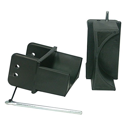 Intrepid International Heavy Duty Plastic Horse Jump Cups Black (Pair)