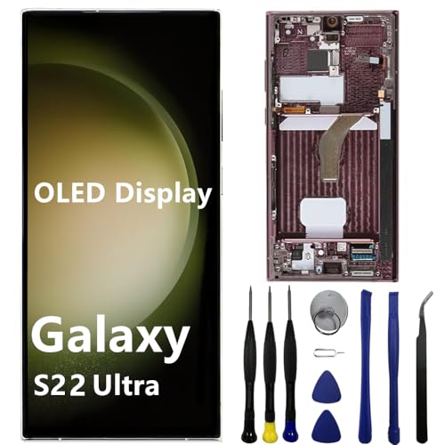 Écran OLED Samsung S22 Ultra avec lecteur d'empreintes fonctionnel