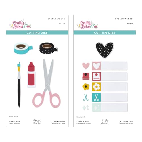 Matrice Spellbinders Crafty Babe die scrapbooking et carterie Simple Stories
