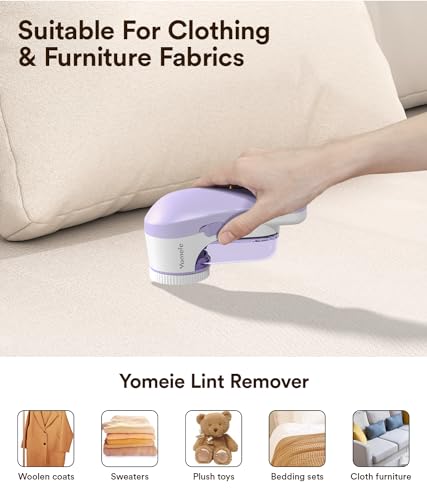 Fabric Shaver, Rechargeable Sweater Shaver, Lint Shaver with 6-Leaf Blades, Electric Lint Remover for Clothes & Furniture, Couch Pilling Remover Depiller for Removing Fuzz, Lint, Pills, Bobbles Fabric Shaver, Rechargeable Sweater Shaver, Lint Shaver with 6-Leaf Blades, Electric Lint Remover for Clothes & Furniture, Couch Pilling Remover Depiller for Removing Fuzz, Lint, Pills, Bobbles