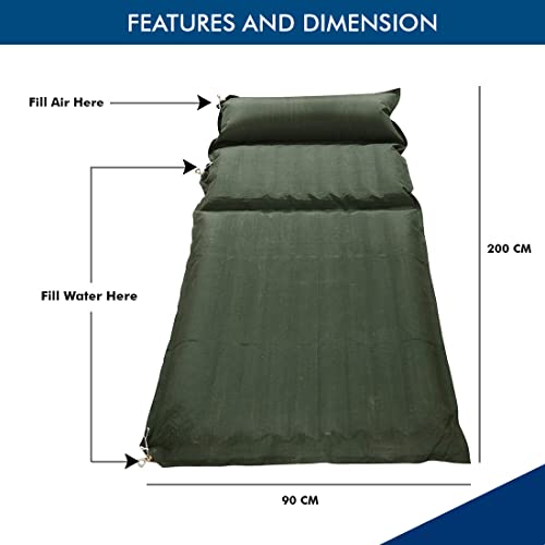 Image of Dr. Care Premium Water Bed Mattress | Soft & Comfortable Water Filled Sleeping Bed | Durable Leak-Proof Material | Orthopedic Support for Home Use