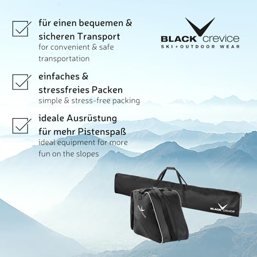 Miniatura 5 de Black Crevice Juego De Fundas Para Esquís, Unisex Adulto, Rojo Y Gris, Talla Única