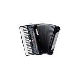 ♪ 120 Bässe, 41 Tasten: Piano-Akkordeon, 7 Keyboard-Tuner, 3 Bass-Mutatoren, 3 Federreihen, 41 Tasten und 120 Bässe.
