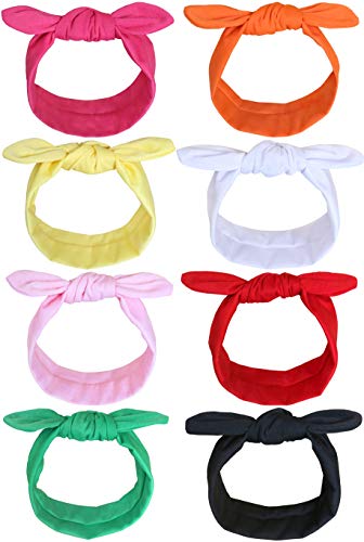 Baby Headbands, Baby Girls Knot Bow Headband, Baby Head Wraps Hair Accessories for Newborn Toddler Girls