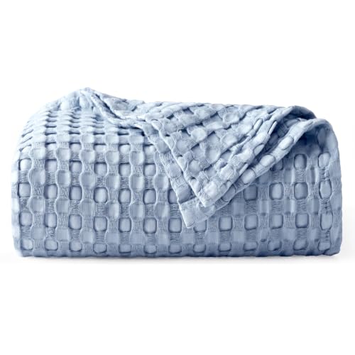 Bedsure Cooling Waffle Blanket for Hot...