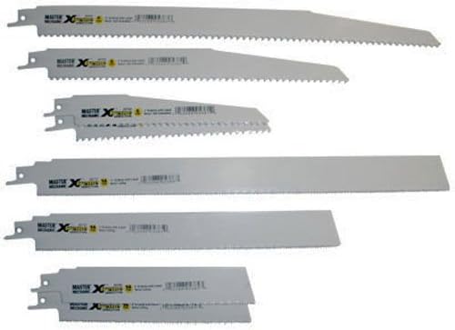 Master Mechanic 160372 8 Piece, Bi-Metal Reciprocating Saw Blade Set