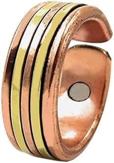 SHINDE EXPORTSDesigning Pure Copper magnetic ring for men and women 8mm