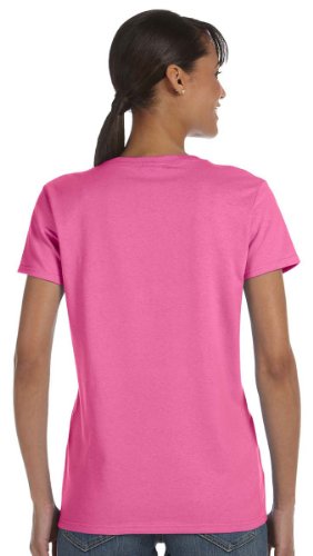 Image of Heavy Cotton 5.3 oz. Missy Fit T-Shirt (G500L), Navy, Large