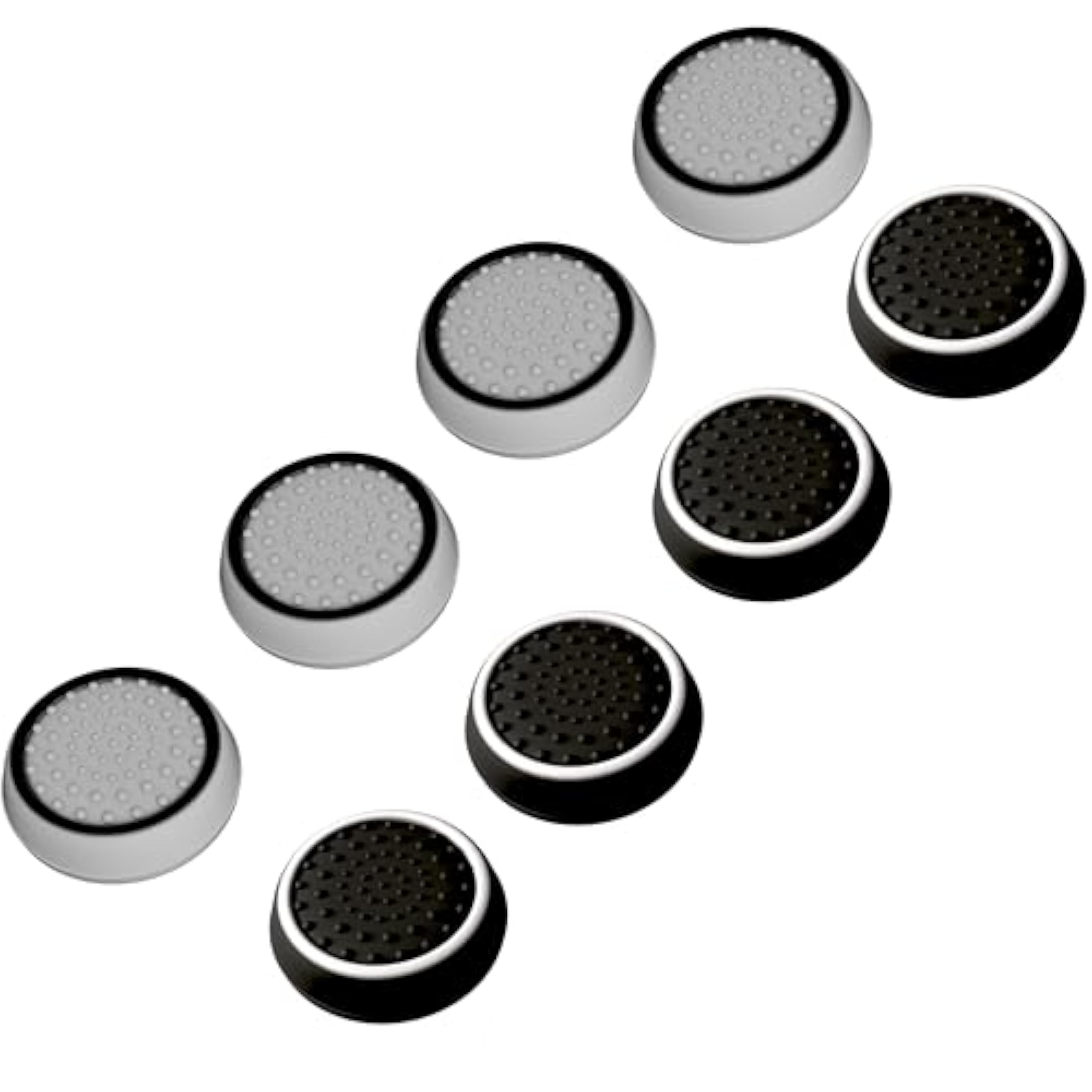 MatoSan® Set de Cubiertas de Silicona para Stick – Compatible con mandos PS5 y PS4 – Mejora de Agarre y Protección – Accesorios para Controladores Gaming (8 Piezas)