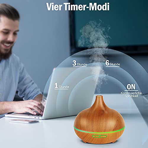 Aroma Diffuser 550ml Ätherische Öle Duft Diffusor – Bild 2