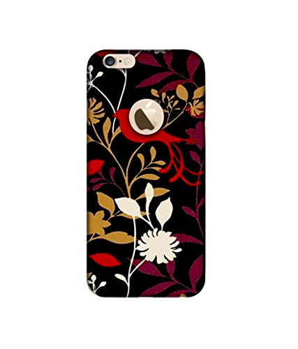 Image of Amazon Brand - Solimo Designer Flower Bunch Pain On Cloth 3D Printed Hard Back Case Mobile Cover for Apple iPhone 6 / 6S (Logo Cut)