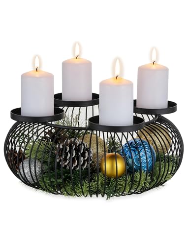 Romadedi Adventskranz Modern Metall Advent: adventskerzenhalter...
