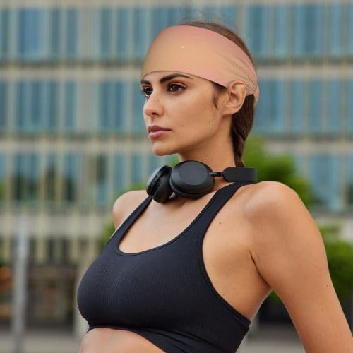 Bandeau Cheveux Femme Tribu Lumbee De Caroline du Nord Serre Tête D'Entraînement Bandeaux De Sport Élastique Antidérapant Bandeau Transpiration, pour Course À Pied, Randonnée, 54-60cm