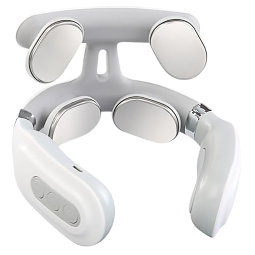 Appareil de massage cervical électrique Veemoon à 4 têtes en ABS pour cou et épaules