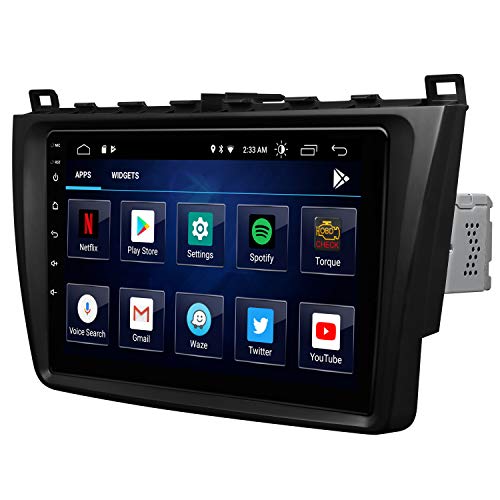 2022 Newest Android Car Stereo Android 10 Car Stereo, Eonon Mazda 6 2009-2012 Android 10 Car Stereo 9 Inch IPS HD Full Touchscreen Car GPS Navigation Built-in CarPlay and DSP Head Unit-GA9498B