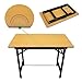 Produktbild Werkbank Werktisch klappbar Max. 150 kg Arbeitsplatte mit Lineal und Winkelmesser 100x60x74,5cm Arbeitstisch