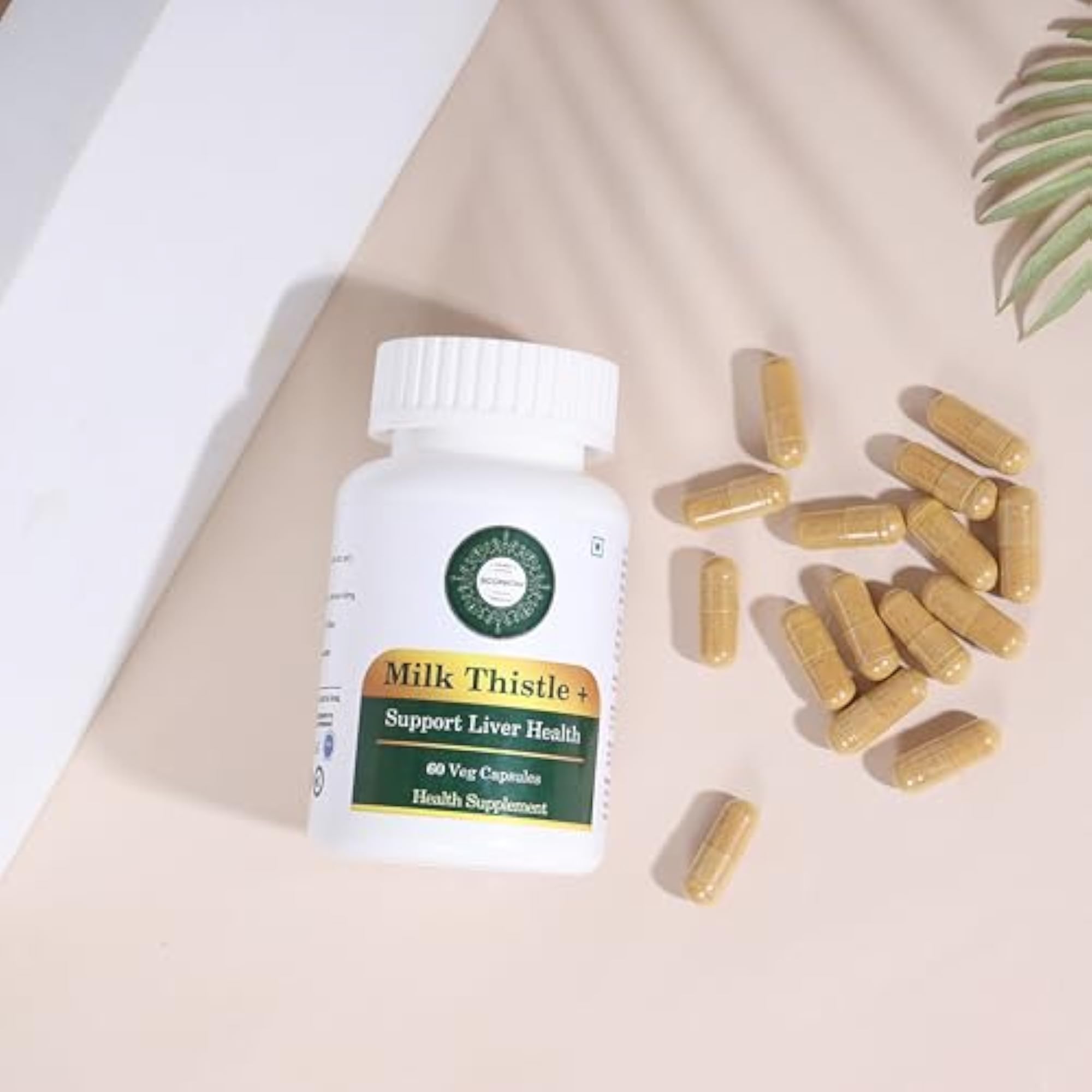 Milk Thistle Capsules for Liver Health, 60 Count