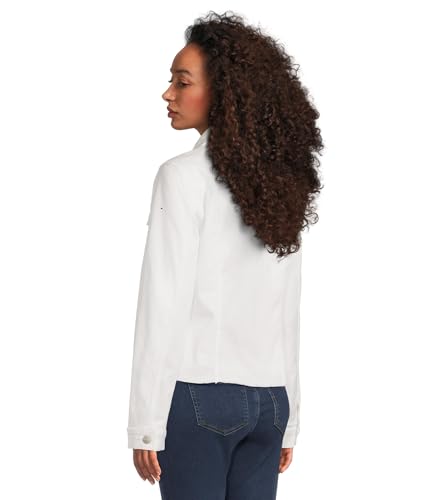 NYDJ Women's Frayed Hem Denim Jacket3