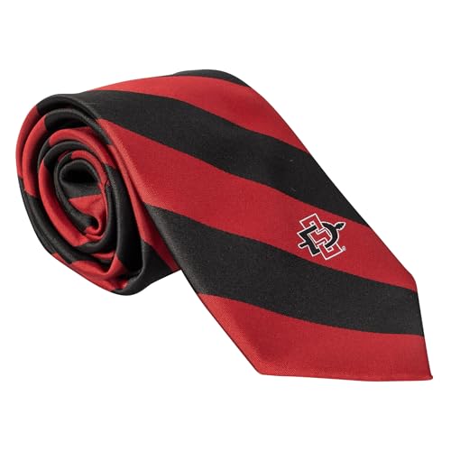 Desert Cactus San Diego State University Tie SDSU Aztecs 100% Polyester with Logo Officially Licensed (Style A)