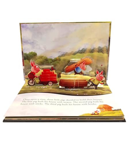 My First Pop-Up Fairy Tales - Three Little Pigs : Pop up Books for children