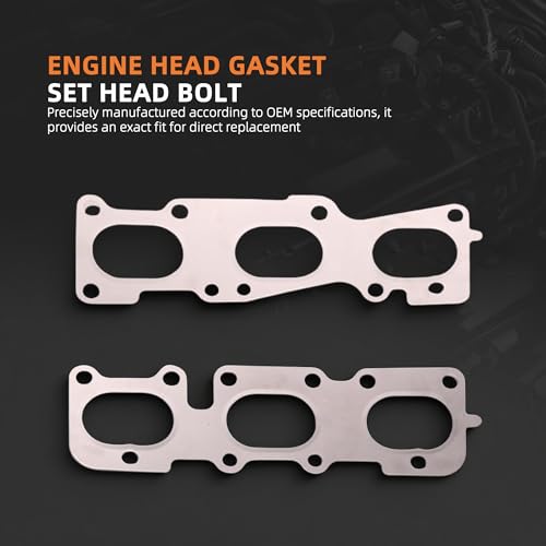 Image of 3.5L 3.3L Engine Head Gasket Set Head Bolt for Kia Sedona Sorento Cadenza 2011-2020, for Hyundai Santa Fe Azera 2010-2019 3.3L /3.5L V6 OE#223113CGA0 22311-3CGA0 22311-3CGA5 22311-3CGB0
