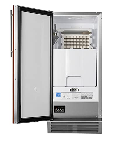 Image of Summit 15 inch Clear Ice Maker, 50 lb. Production Capacity, Energy Star, Panel Ready*- BIM44GCSSIF *Panel not Included