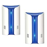 Pest Control - OU-BAND Ultrasonic Pest Repeller - Rodents & Insects Repellent - Repels Mosquitoes, Mice, Spiders, Ants, Rats, Roaches, Bugs (2 Pack)