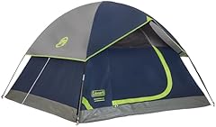 Coleman Sundome Camping Tent with Rainfly, 2/3/4/6 Person Tent Sets Up in 10 Mins, Weatherproof Shelter for Camping, Festivals, Backyard, Sleepovers, & More