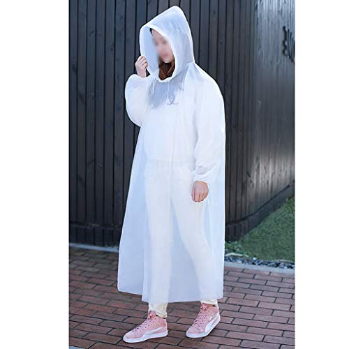 Preisvergleich Produktbild EWQG-Pfanne Transparenter Einweg Regenmantel, Zufällige Farbabgabe, Ganzkörperschutz Jumpsuit, Staubdichter und Wasserdichter Regenponcho Für Erwachsene -AA Schutz Overall (Farbe : 6pcs)